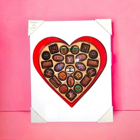 Luxury Box of Chocolates Enamel Wall Art - Picture 1 of 2